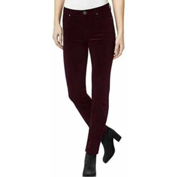 Buffalo David Bitton Women's Icon Slim and Sculpt Mid-Rise Corduroy Pants 8/29 - Picture 1 of 10